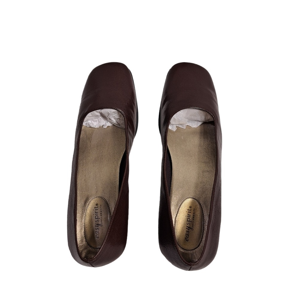 Easy‎ Spirit Anti-Gravity Women's Size 8 1/2 Brown Leather Drees Shoes Y2K 90s - Picture 11 of 15